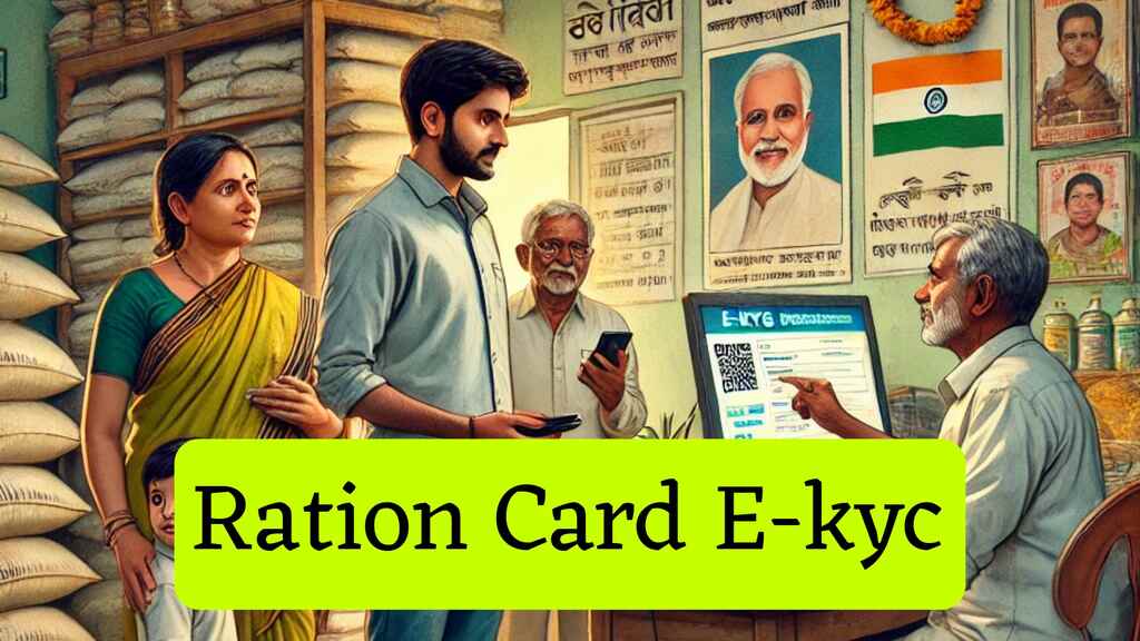 Ration Card ekyc Kaise Kare : मोबाइल से राशनकार्ड की ई-केवाईसी करने की प्रक्रिया जानिए 