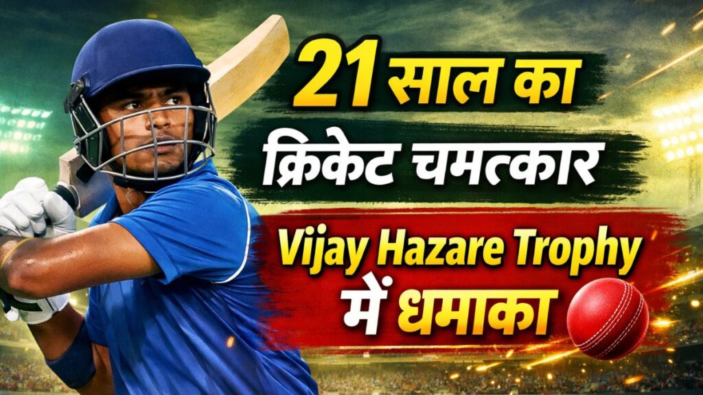 Aman Rao Perala: 21 साल का क्रिकेट चमत्कार जिसने Vijay Hazare Trophy में तोड़ा रिकॉर्ड