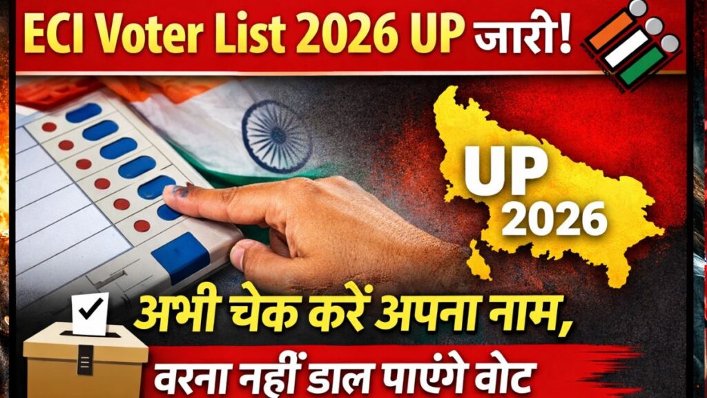 ECI Voter List 2026 UP जारी! अभी चेक करें अपना नाम