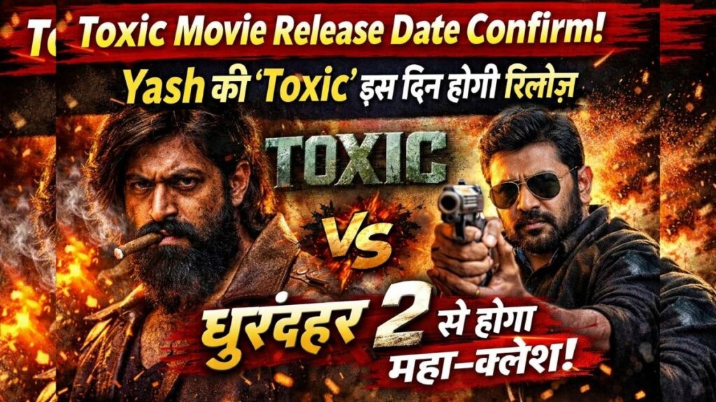 Toxic Movie Release Date Confirm: Yash की ‘Toxic’ इस दिन होगी रिलीज़, Dhurandhar 2 से होगा महा-क्लैश!