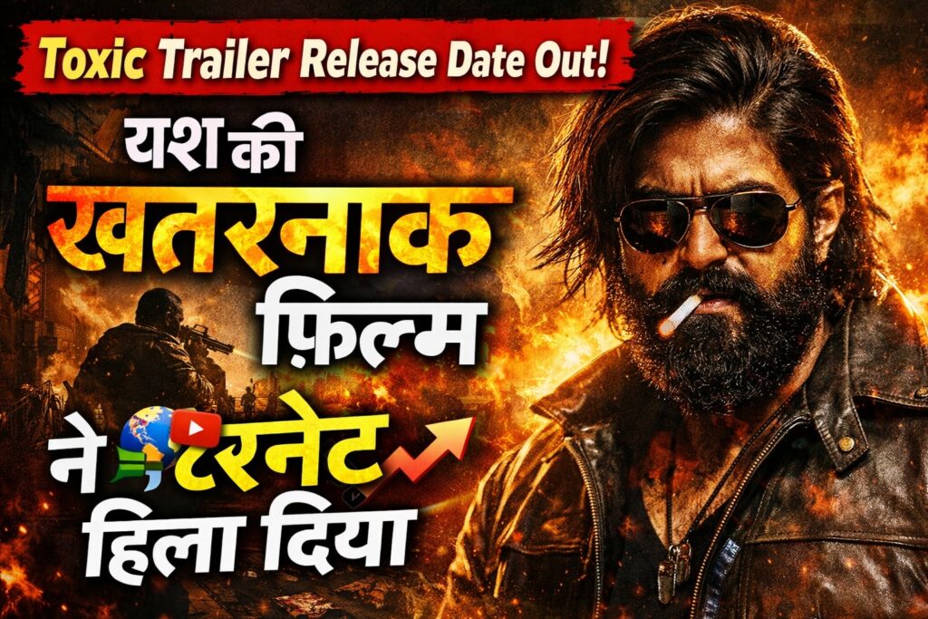 Toxic Trailer Release Date Out! यश की खतरनाक फिल्म ने इंटरनेट हिला दिया