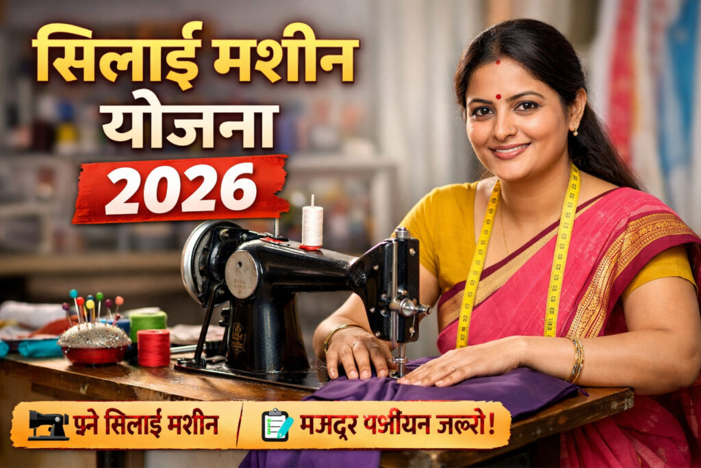 सिलाई मशीन योजना 2026 ऐसे करें आवेदन, जानें पात्रता और मजदूर पंजीयन क्या है