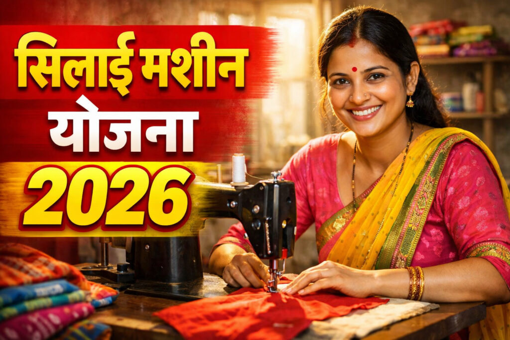 सिलाई मशीन योजना 2026 महिलाओं को मिलेगा रोजगार और आत्मनिर्भरता का मौका